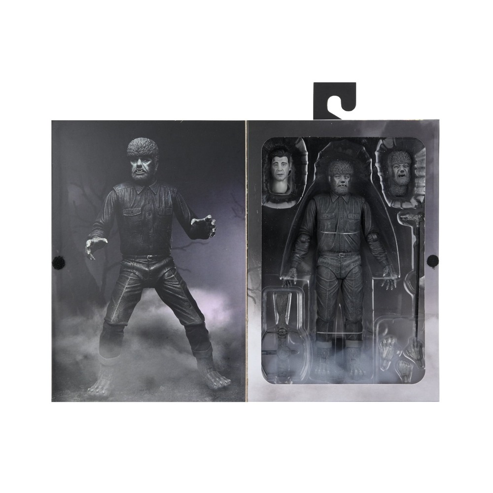 NECA - Ultimate Wolf Man (B&W) Universal Monsters - 7" Scale Action Figure